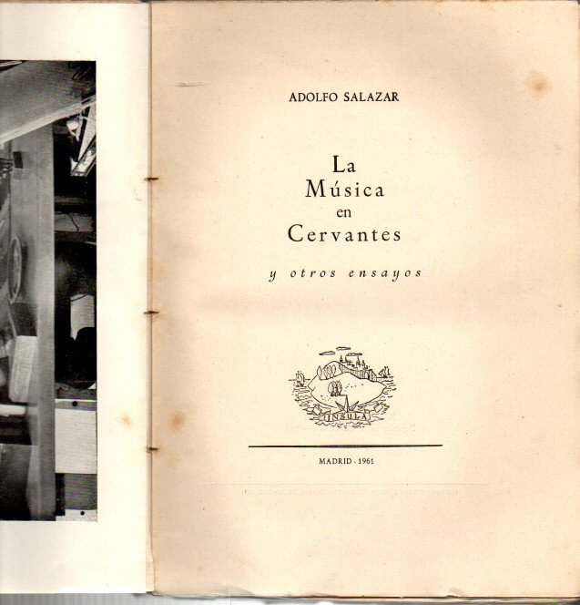 LA MUSICA EN CERVANTES Y OTROS ENSAYOS.