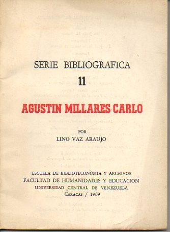 AGUSTIN MILLARES CARLO.