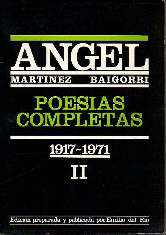 POESIAS COMPLETAS. 1917-1971. II.