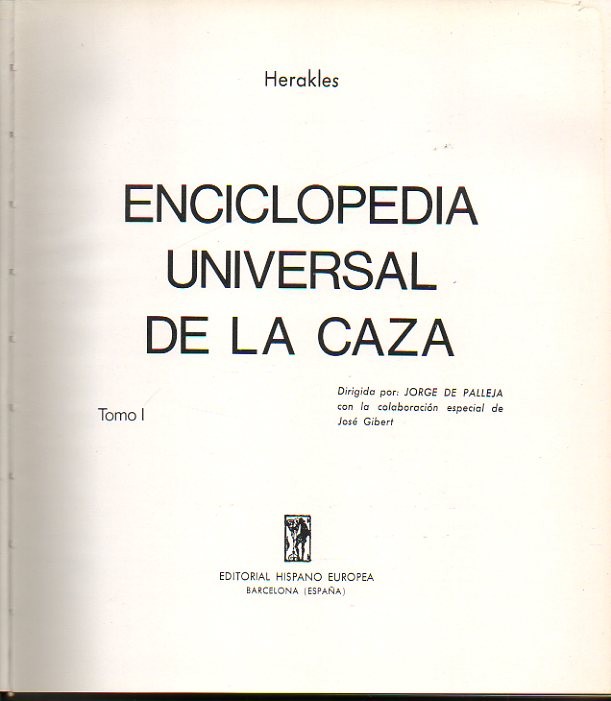 ENCICLOPEDIA UNIVERSAL DE LA CAZA.