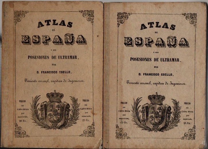 ATLAS DE ESPAA Y SUS POSESIONES DE ULTRAMAR. CANARIAS I. CANARIAS II.