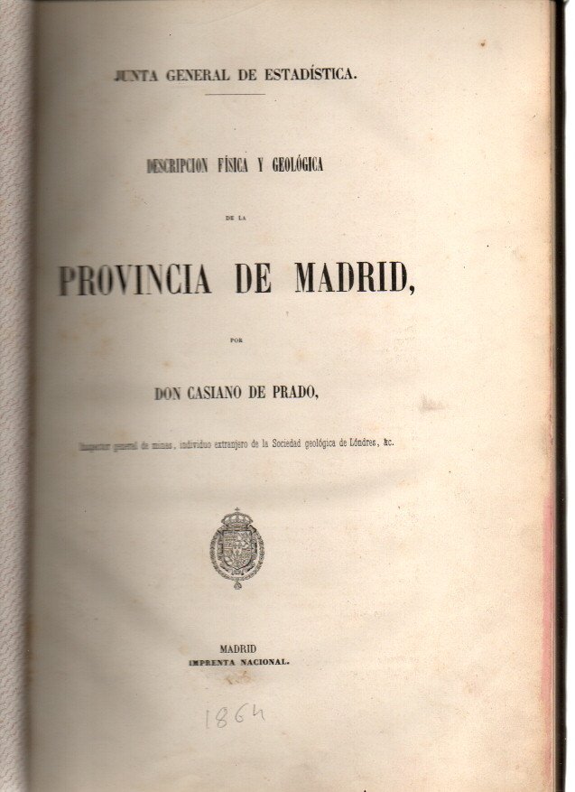 DESCRIPCION FISICA Y GEOLOGICA DE LA PROVINCIA DE MADRID.